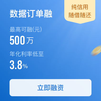 数据订单贷-中化资本数字科技有限公司